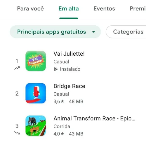 
				
					Jogo inspirado na trajetória de Juliette no BBB21 atinge marca de 500 mil downloads
				
				