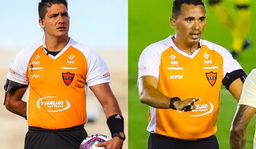 
				
					Semifinais do Paraibano: Afro Rocha e Tiago Ramos apitam partidas no Marizão e Almeidão
				
				