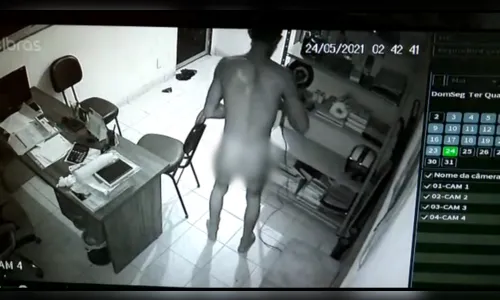 
				
					VÍDEO: Homem pelado invade oficina e rouba ferramenta em João Pessoa
				
				