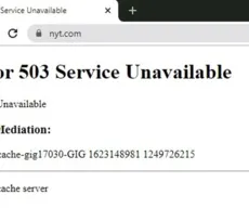 Sites de notícias e serviços de streaming ficam fora do ar após falha em servidor