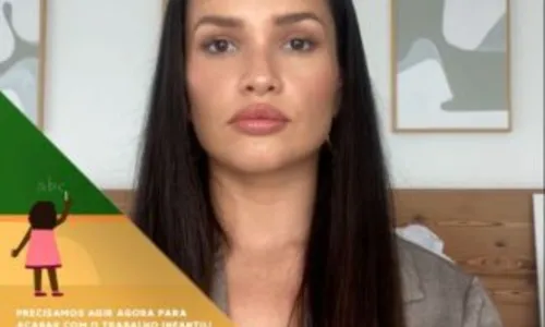 
				
					Dia Mundial contra o Trabalho Infantil: paraibana Juliette Freire participa de campanha do MPT
				
				