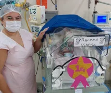 Mãe se emociona com primeiro quilo da filha internada em UTI neonatal na Paraíba