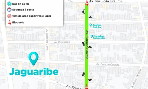 
                                        
                                            Avenida de Jaguaribe terá trecho exclusivo para prática de exercícios físicos, em João Pessoa
                                        
                                        