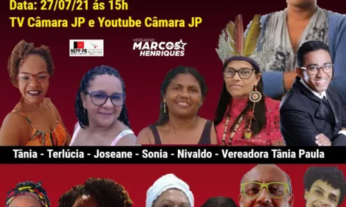 
				
					Audiência debate políticas públicas para a população negra na CMJP, nesta terça
				
				