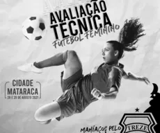 Treze agenda seletiva para o futebol feminino em Mataraca