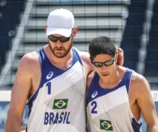 Álvaro Filho e Alison perdem nas quartas de final do vôlei de praia e deixam as Olimpíadas de Tóquio