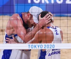 Paraibano Álvaro Filho e Alison se classificam para as quartas de final do vôlei de praia nas Olimpíadas