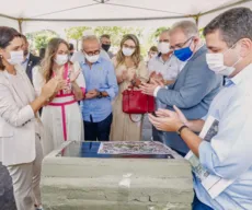 Michelle Bolsonaro e Queiroga visitam local do futuro Hospital de Doenças Raras