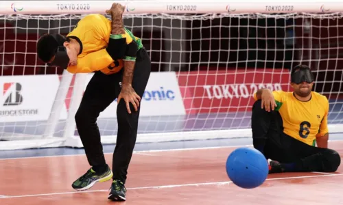 
				
					Após vitória com gol de paraibano, seleção brasileira de goalball enfrenta os Estados Unidos
				
				