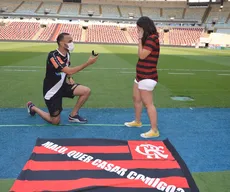 Casal de paraibanos protagoniza pedido de casamento no Maracanã