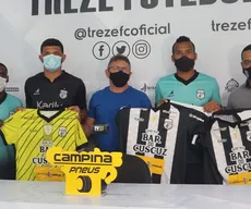 Diretoria do Treze anuncia saídas do meia Birungueta e dos atacantes Dener e Núbio Flávio