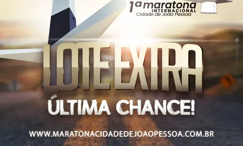 
                                        
                                            Prefeitura abre lote extra de inscrições para a 1ª Maratona Internacional de João Pessoa
                                        
                                        