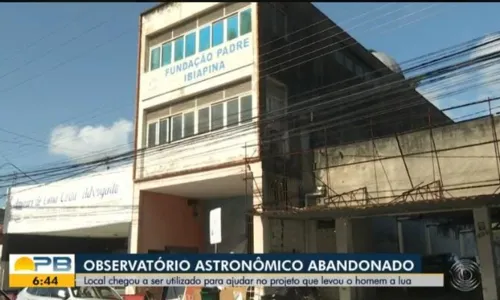 
				
					Observatório Astronômico está abandonado há quase 50 anos, em João Pessoa
				
				