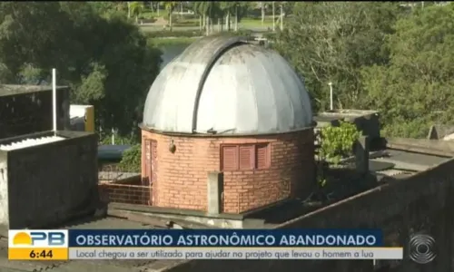
                                        
                                            Observatório Astronômico está abandonado há quase 50 anos, em João Pessoa
                                        
                                        