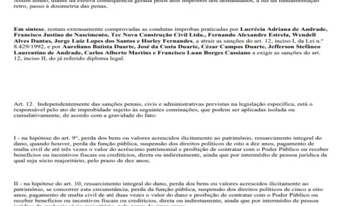 
				
					Operação Andaime: Justiça Federal condena ex-prefeita e mais 13 por improbidade
				
				