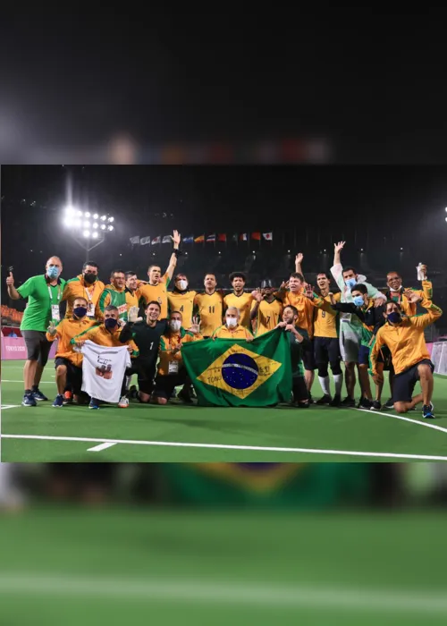 
                                        
                                            Paraibanos entram para a história e conquistam 5ª medalha de ouro do futebol de 5 na Paralimpíadas
                                        
                                        