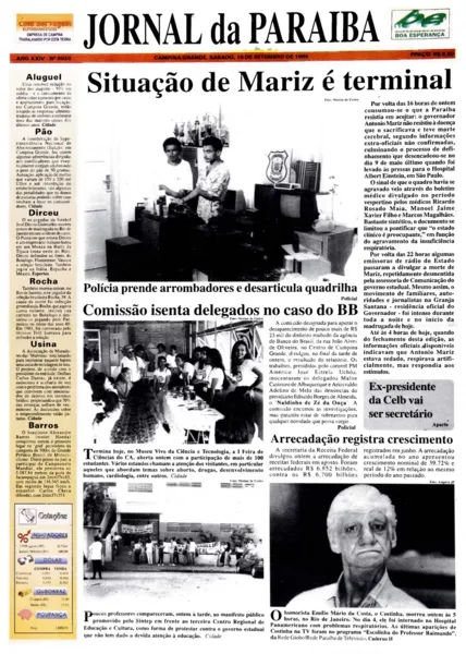 Há 50 anos, Jornal da Paraíba ajuda a contar a história do povo paraibano