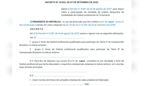
				
					Botafogo-PB teme que decreto de Bolsonaro prejudique clube na Timemania e manda carta à bancada da Paraíba no Senado
				
				