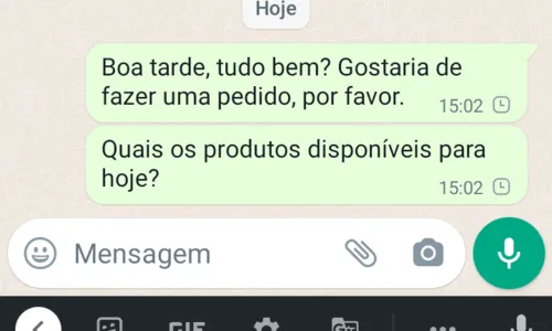 
                                        
                                            Queda em WhatsApp e Instagram prejudica vendas de doceria: 'a gente resolve tudo pelo telefone'
                                        
                                        