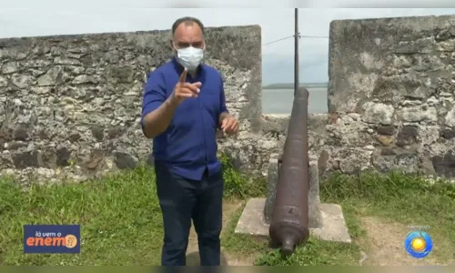 
				
					Lá Vem o Enem: professor explica como a Fortaleza de Santa Catarina ajuda a entender a história do Brasil
				
				