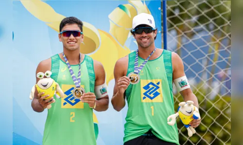 
				
					Paraíba leva ouro, prata e bronze na 2ª etapa do Brasileiro de Vôlei de Praia, no Rio de Janeiro
				
				