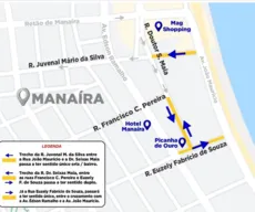 Trechos de ruas de Manaíra têm circulação alterada a partir desta quinta-feira (25)