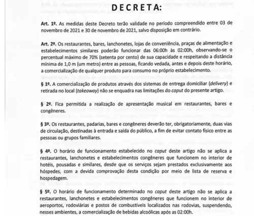 
				
					Prefeitura de Campina Grande publica novo decreto com regras para shows, restaurantes e jogos de futebol
				
				