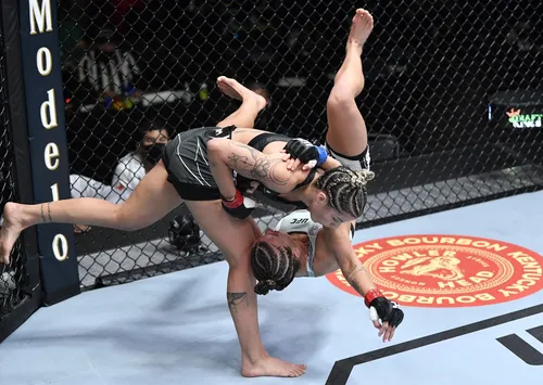 
				
					Luana Pinheiro derrota americana Sam Hughes por pontos e vence a sua segunda luta no UFC
				
				