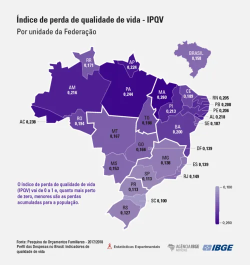 
				
					Paraíba registra 8ª maior perda de qualidade de vida do país entre 2017 e 2018, aponta IBGE
				
				