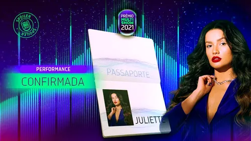 
				
					Juliette tem performance confirmada no Prêmio Multishow 2021
				
				