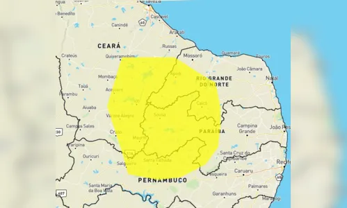 
				
					Alerta de baixa umidade é emitido pelo Inmet para 106 cidades da Paraíba; confira lista
				
				