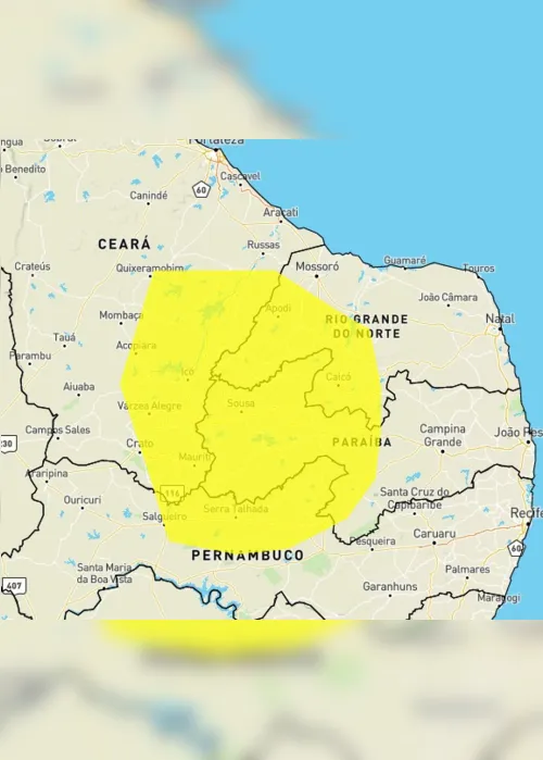
                                        
                                            Alerta de baixa umidade é emitido pelo Inmet para 106 cidades da Paraíba; confira lista
                                        
                                        