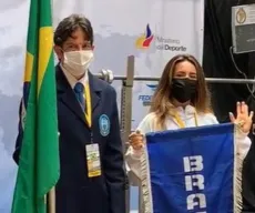 Mayara Rocha representa a delegação brasileira na abertura do Sul-Americano de Powerlifting