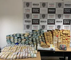 Polícia apreende 300 kg de drogas e mais de R$ 1 milhão, na Paraíba