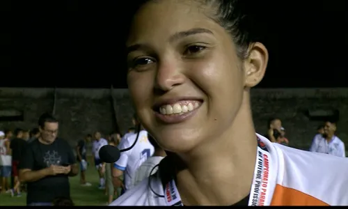 
                                        
                                            Ruthyanna Camilo comemora sua atuação pioneira no Clássico dos Maiorais e destaca dia histórico do futebol paraibano
                                        
                                        