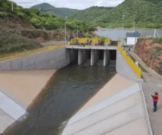 Barragem Engenheiro Avidos, na PB, recebe águas da transposição do Rio São Francisco