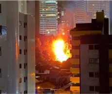 Fogos de artifício provocam incêndio em mata no Cabo Branco, em João Pessoa