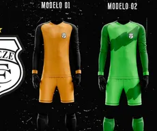 Treze lança enquete para a torcida escolher um dos uniformes dos goleiros para a temporada 2022