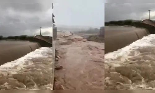 
				
					Açudes sangram após fortes chuvas na Paraíba
				
				