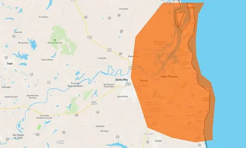 
                                        
                                            Inmet emite alerta laranja de perigo de chuvas intensas para Grande João Pessoa
                                        
                                        