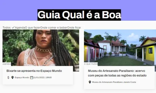 
                                        
                                            Guia ‘Qual é a Boa’ é lançado no Jornal da Paraíba
                                        
                                        