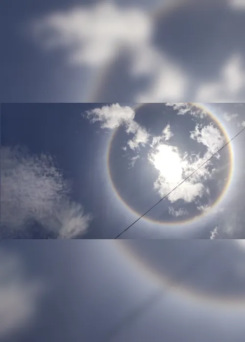
                                        
                                            Halo solar aparece no céu da Paraíba; veja fotos e entenda o fenômeno
                                        
                                        
