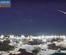Meteoro cruza céu de três estados e é registrado na Paraíba
