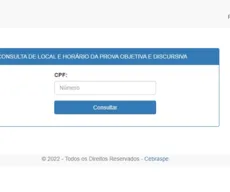 Consulta aos locais de prova do concurso da Polícia Civil da Paraíba é aberta