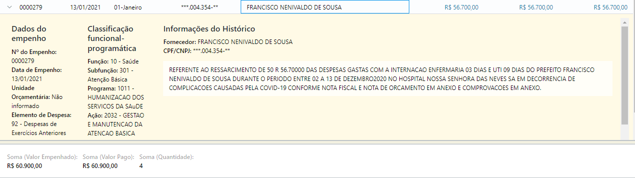 
				
					MP investiga se prefeitura bancou R$ 56,7 mil com internação de prefeito na Paraíba
				
				