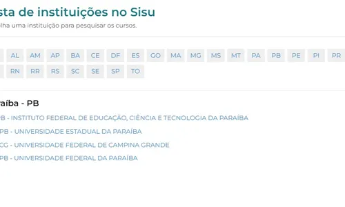 
                                        
                                            Primeiras notas de corte parciais do Sisu em universidades da PB estão disponíveis; veja como consultá-las
                                        
                                        