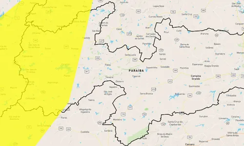 
                                        
                                            Inmet emite alerta de perigo potencial de chuvas intensas para 62 municípios da Paraíba
                                        
                                        