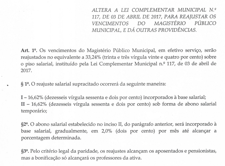 
				
					Sob protesto do Sintab e da oposição, Câmara aprova novo piso do magistério em Campina
				
				