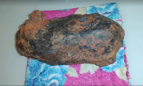 
                                        
                                            Entenda a história do primeiro meteorito achado na Paraíba, usado como enfeite de mesa no Sertão
                                        
                                        