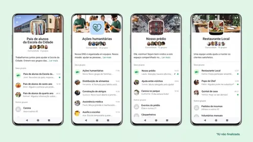 
				
					WhatsApp vai ser atualizado nas próximas semanas; veja novidades
				
				